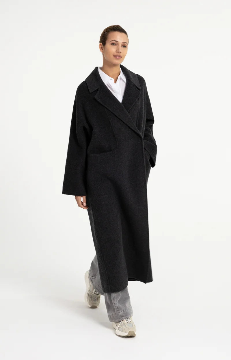 Oversize-Mantel aus Wollmischung