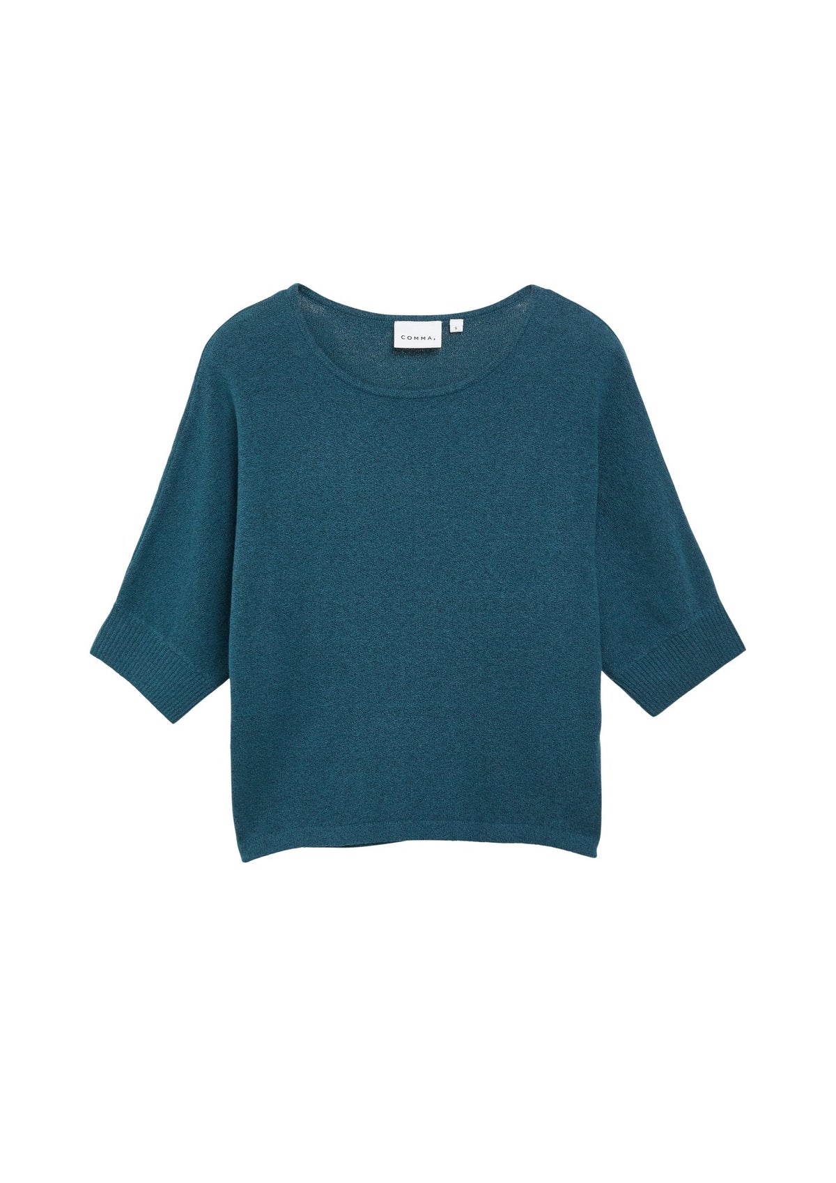 Strickpullover mit U-Bootausschnitt