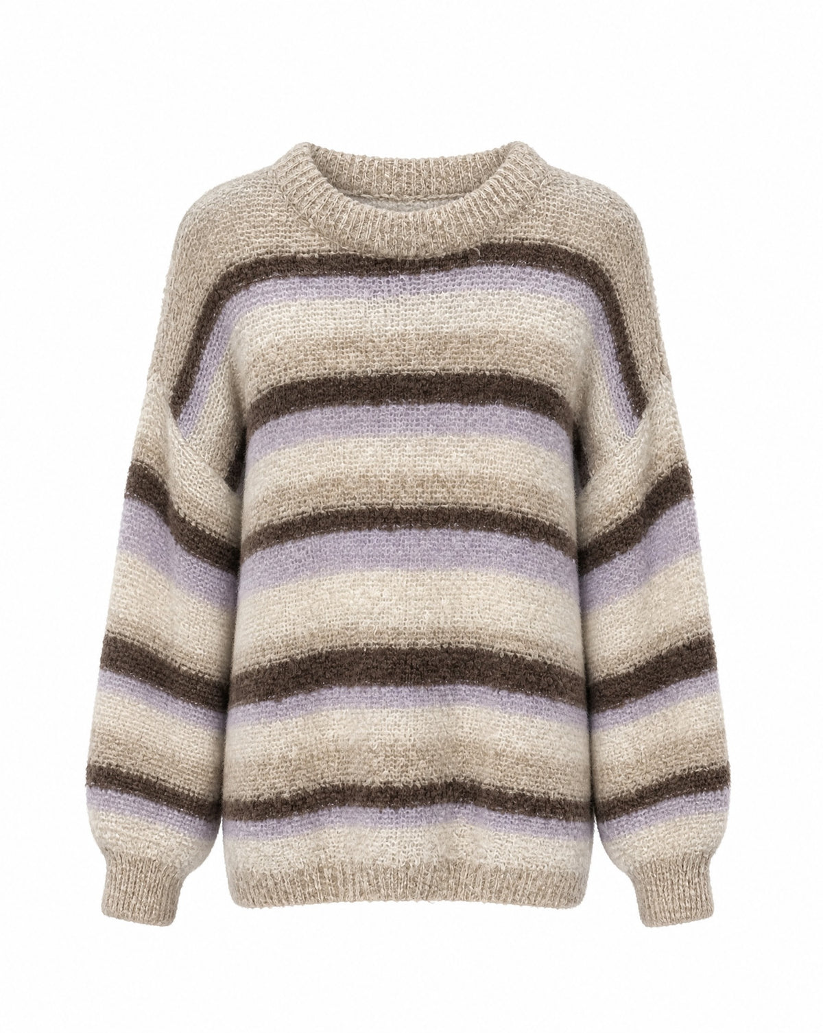 Strickpullover mit Streifen