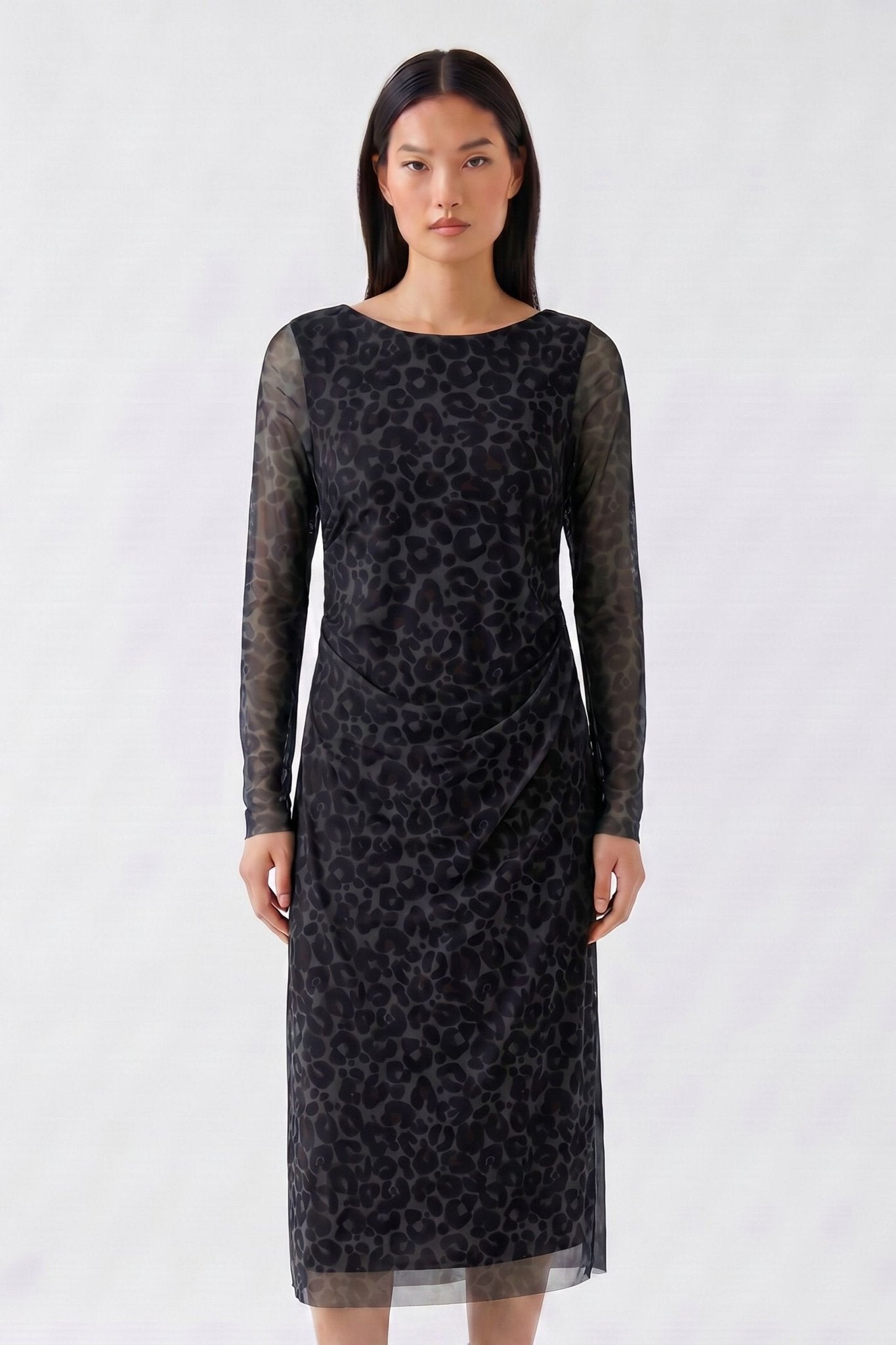 Kleid mit Leopardenprint