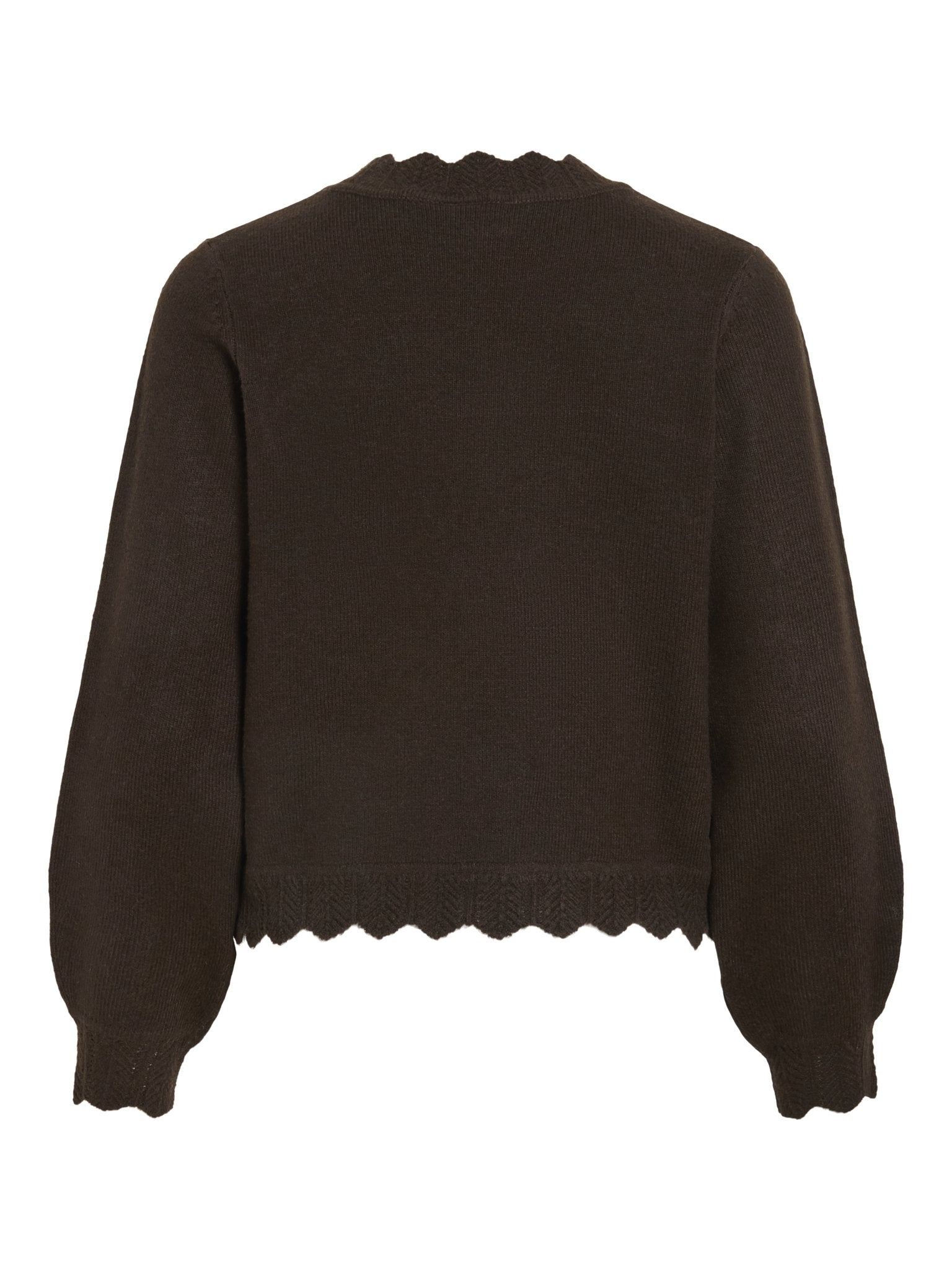 VILA Strickpullover Coffee Bean/Melange
