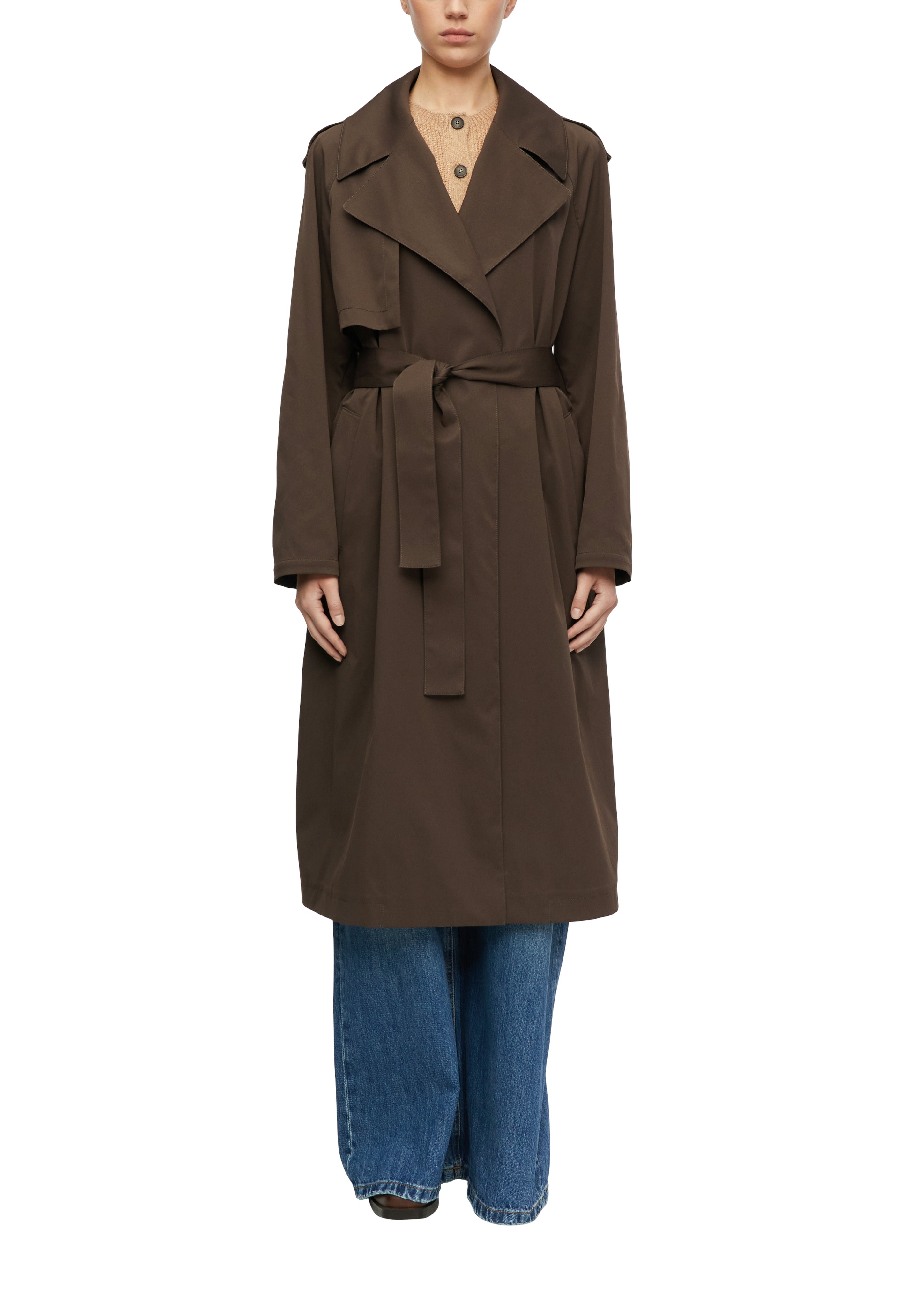 Trenchcoat mit Bindegürtel