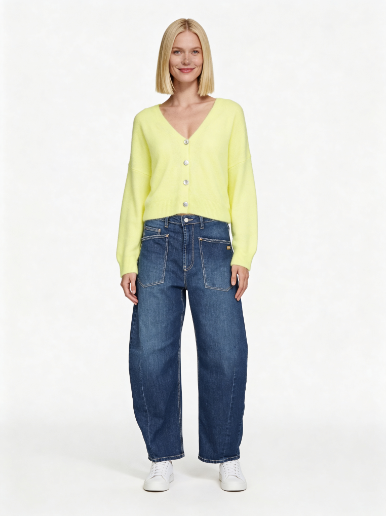 Goose Flash Strickjacken Lime