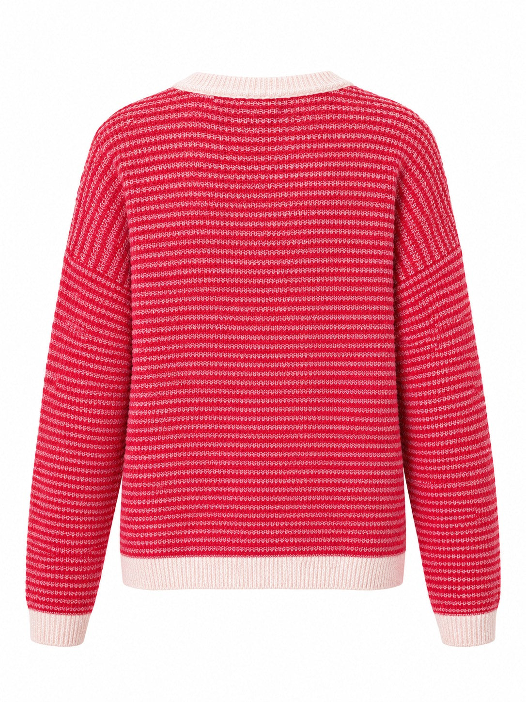 Strickjacke mit Streifen