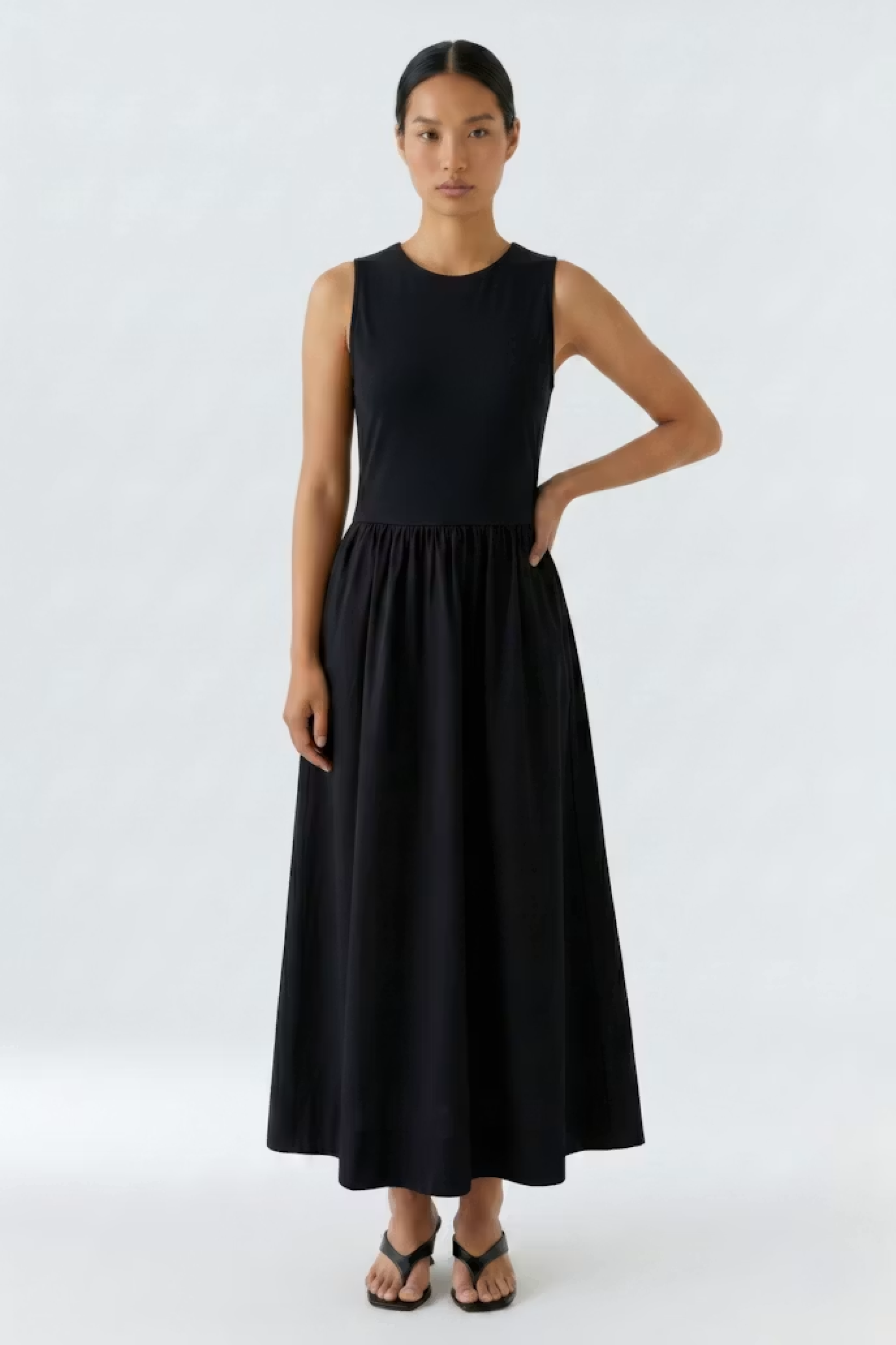 Maxikleid im Patch