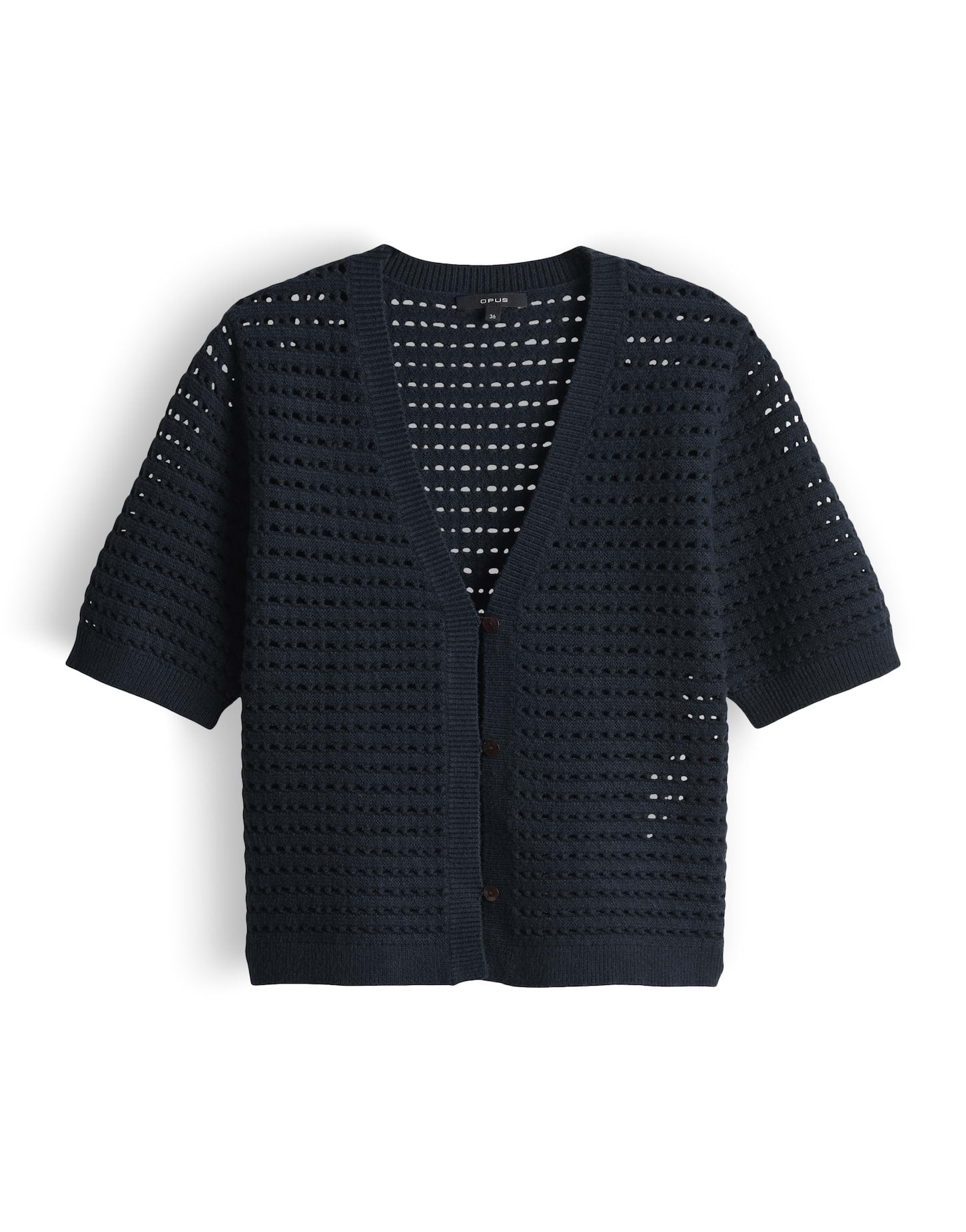 Opus Strickjacken Coal Blue