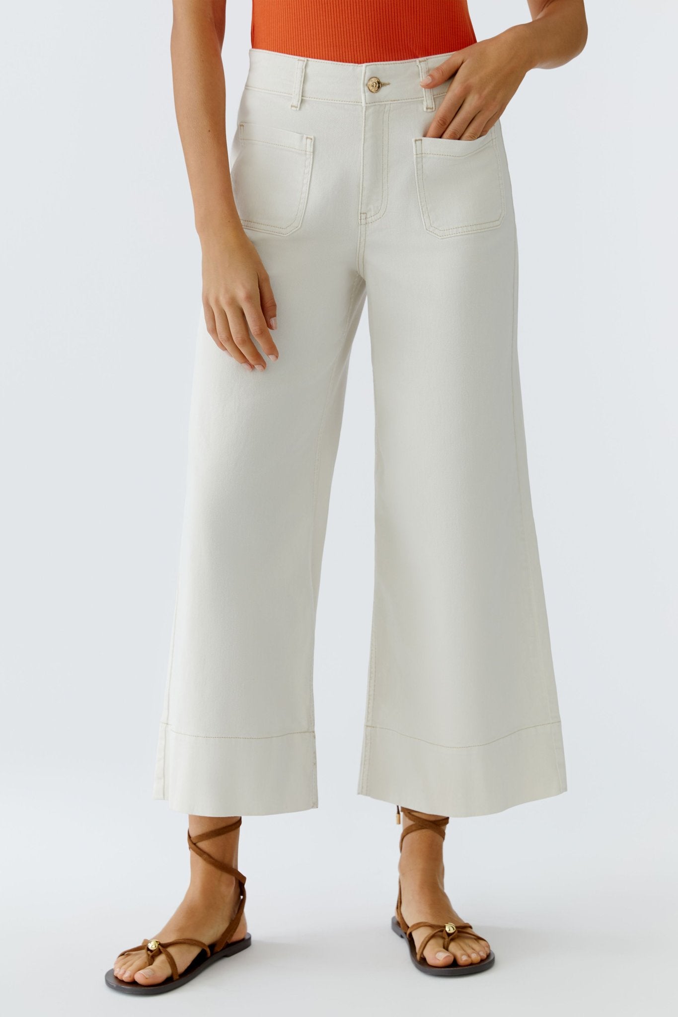 Oui Wide Leg Eggnog