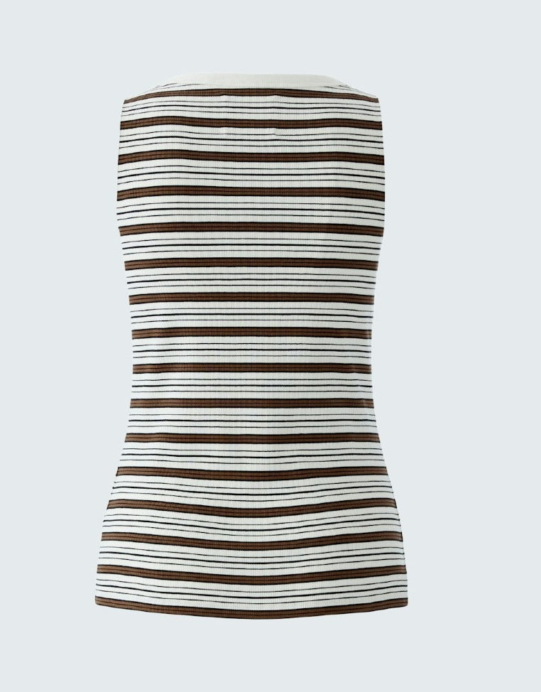 Oui Tops Brown Black