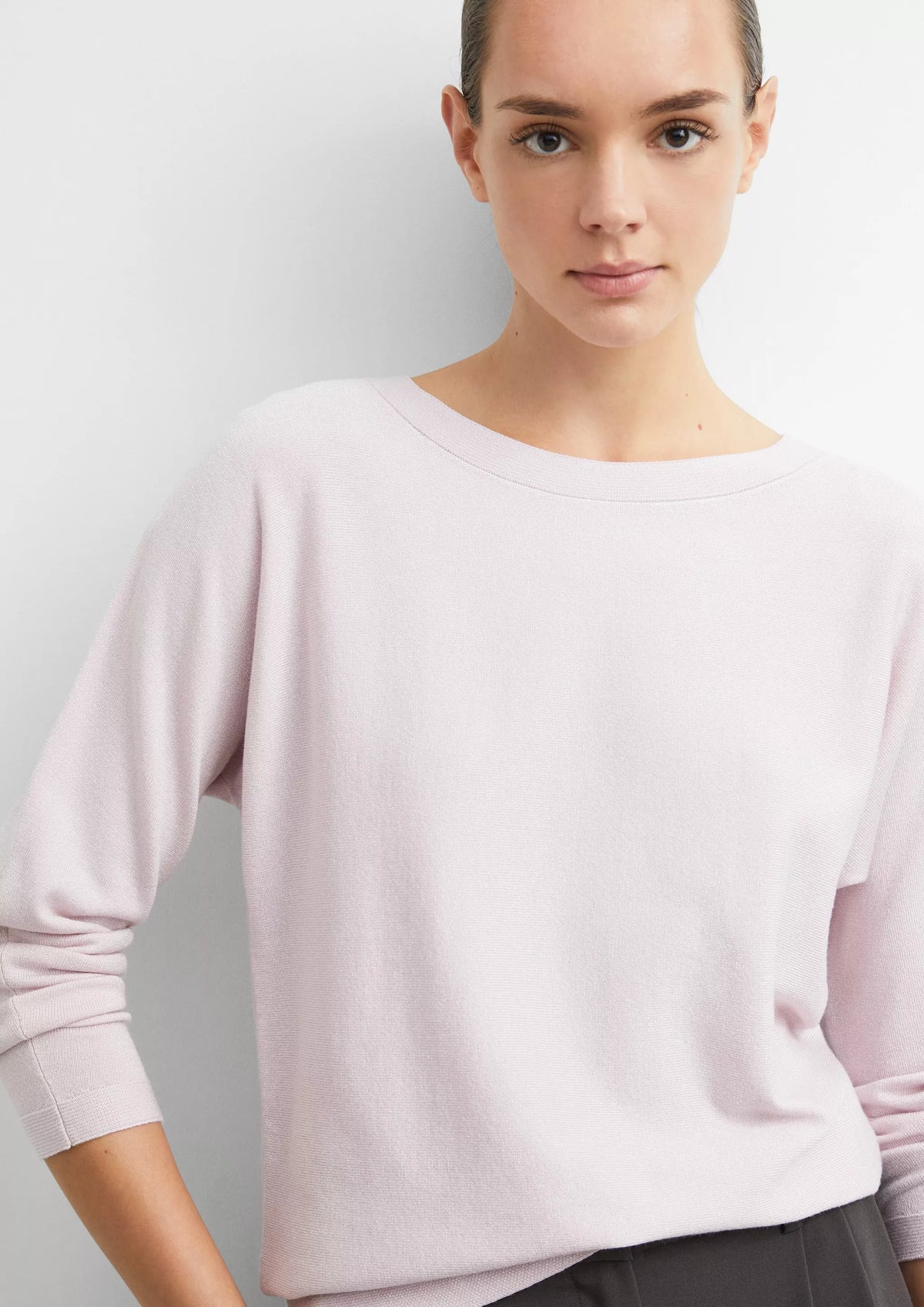 Pullover mit Glitzergarn