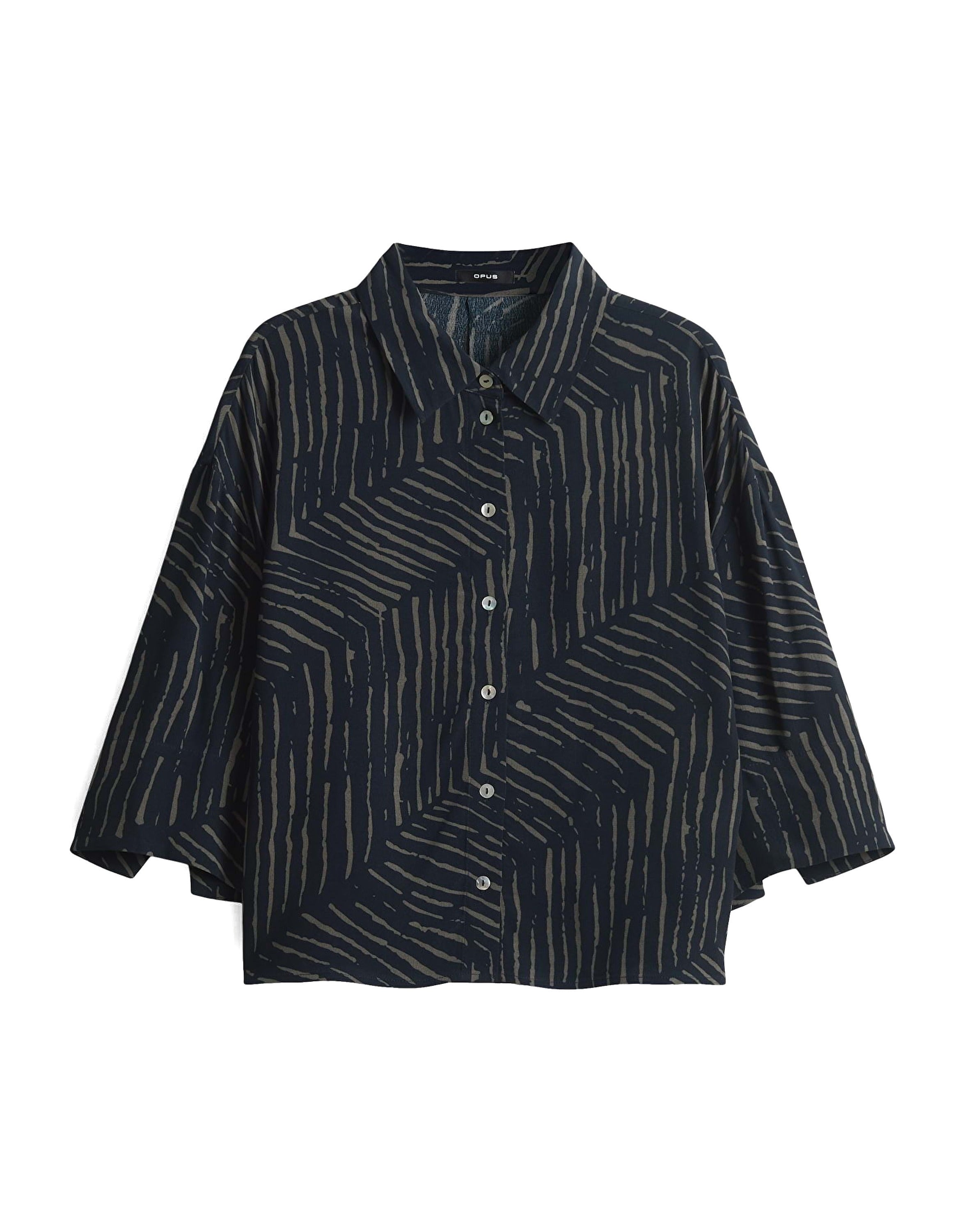 Opus blouses in antracietblauw