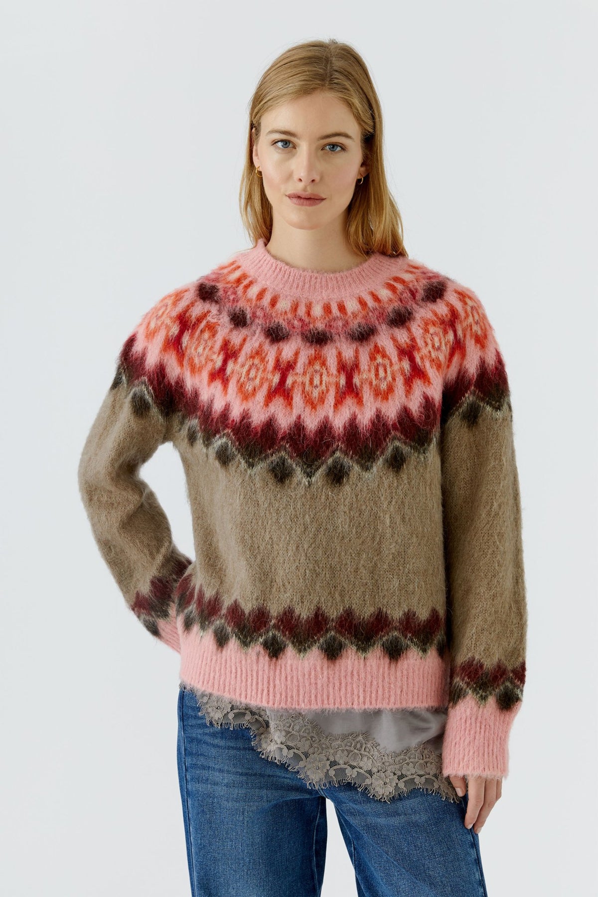 Pullover mit Norwegermuster