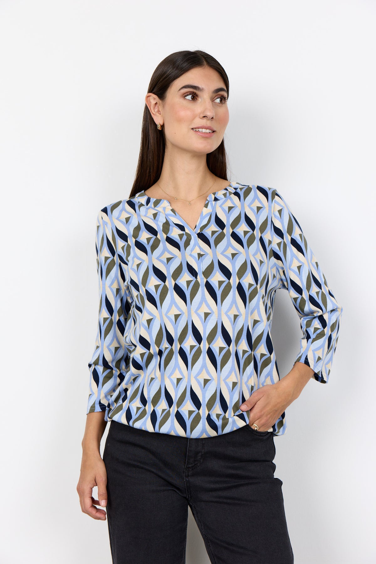 Bluse SC-FELICITY AOP 552