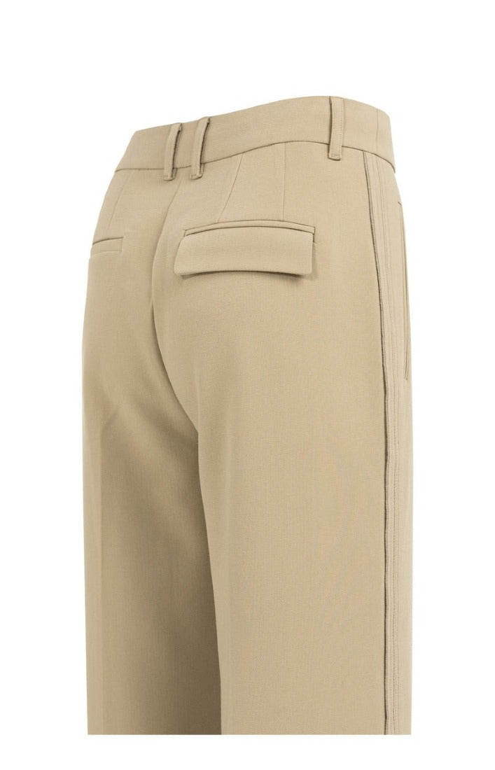 Yaya Business-Hosen Khaki Green