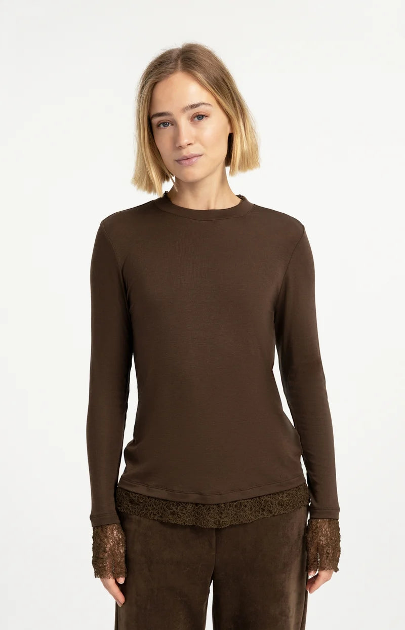 Longsleeve mit Spitzendetails
