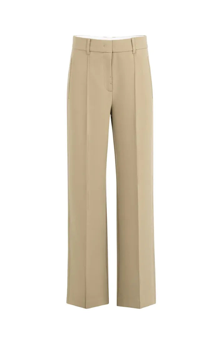 Yaya Business-Hosen Khaki Green