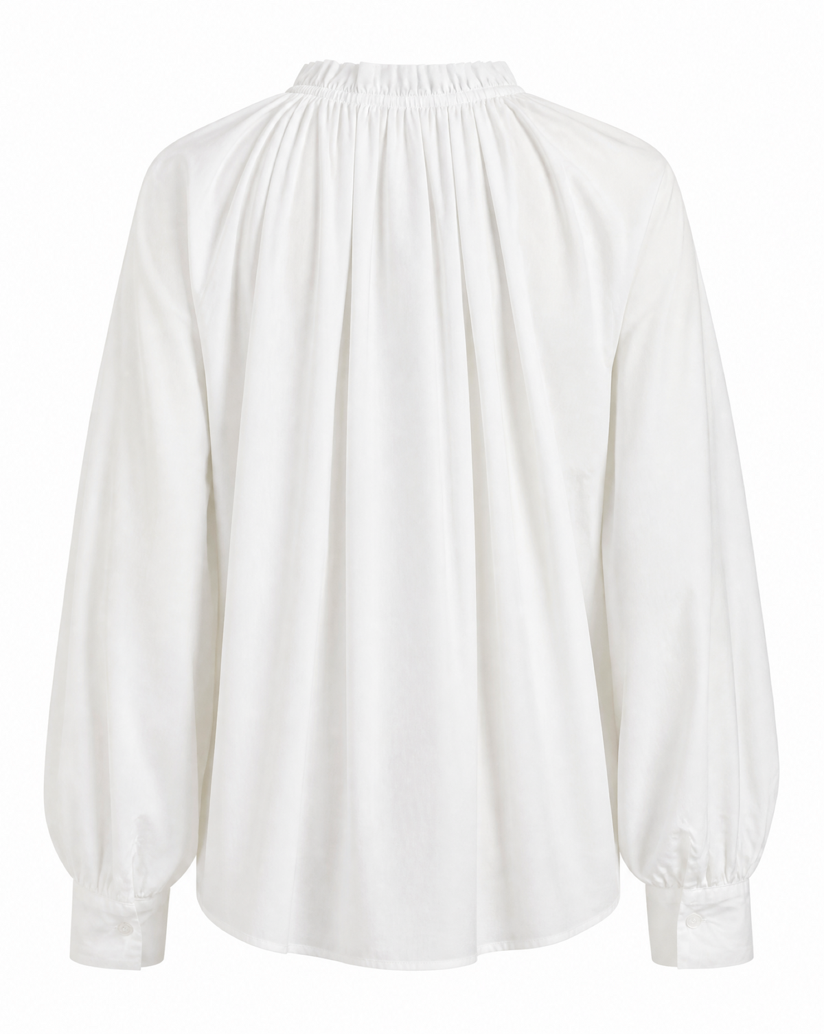 Bluse mit Rüschenkragen