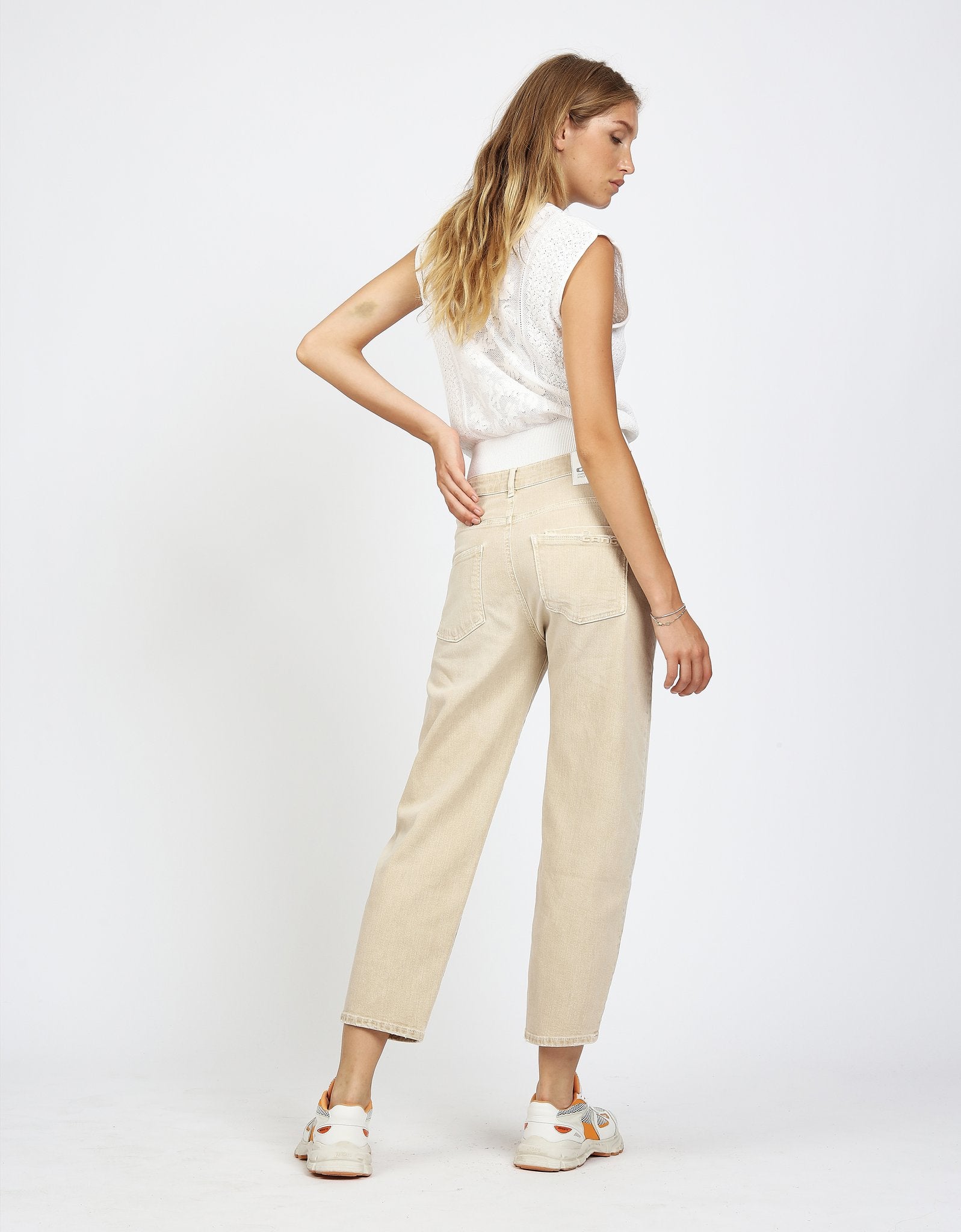Gang O-Shape Beige Used Wash