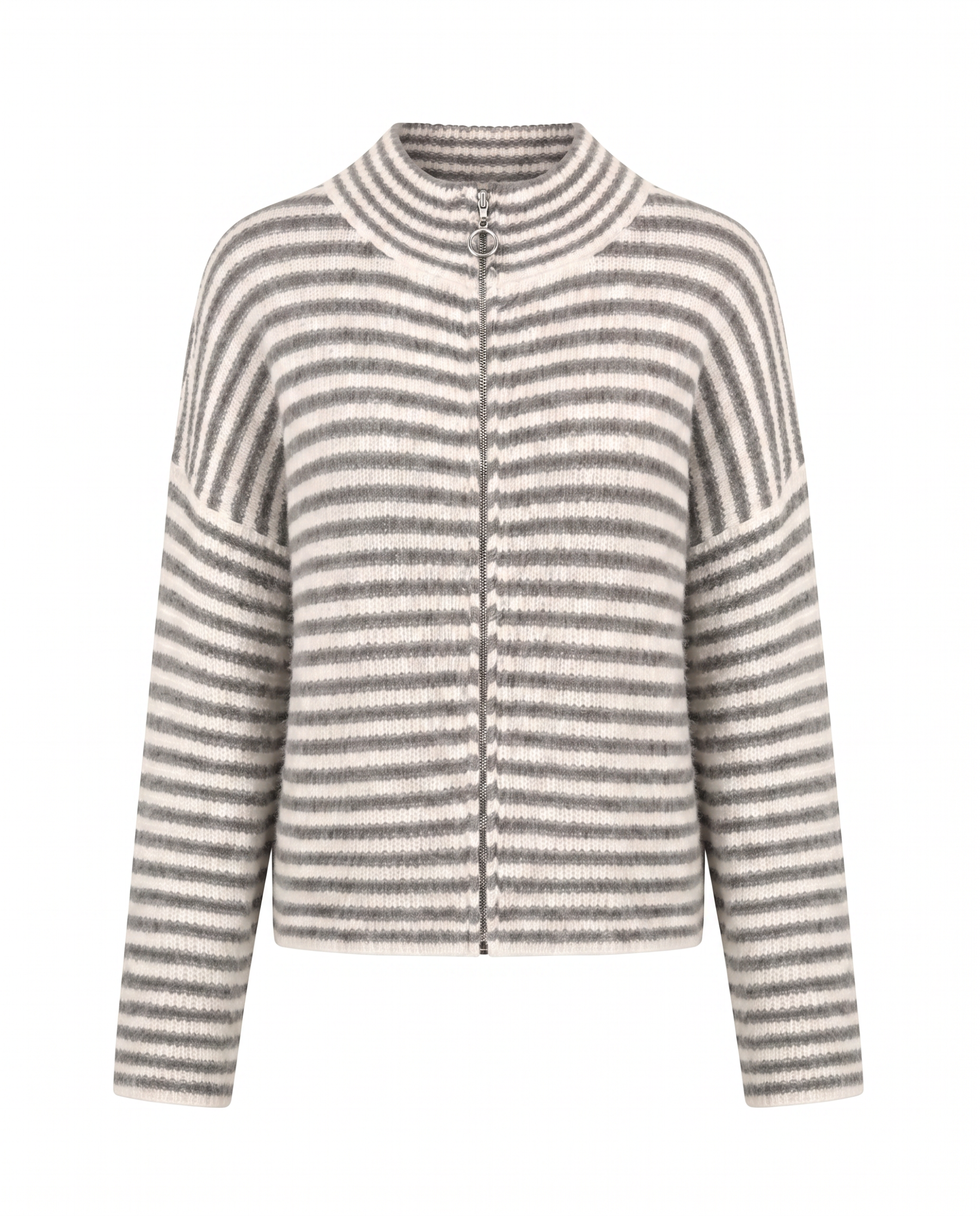Strickjacke mit Streifen