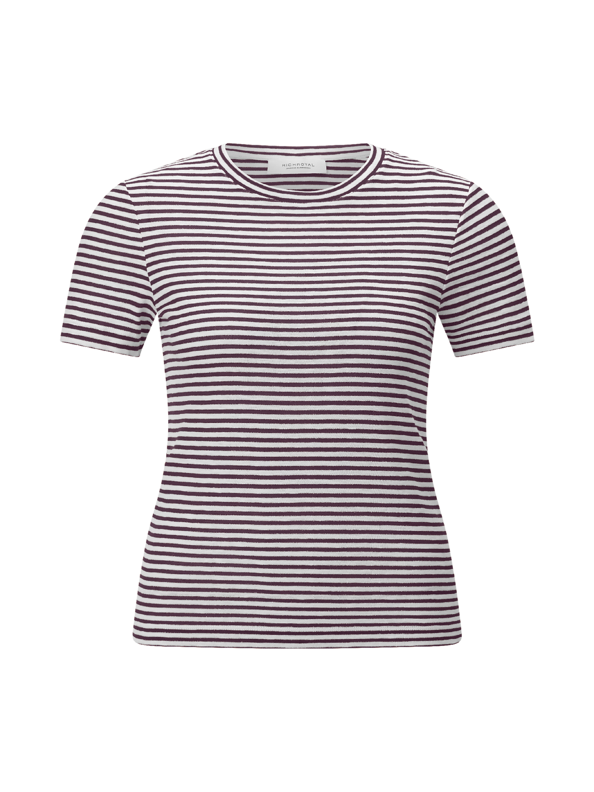 T-Shirt mit Glitzerstreifen