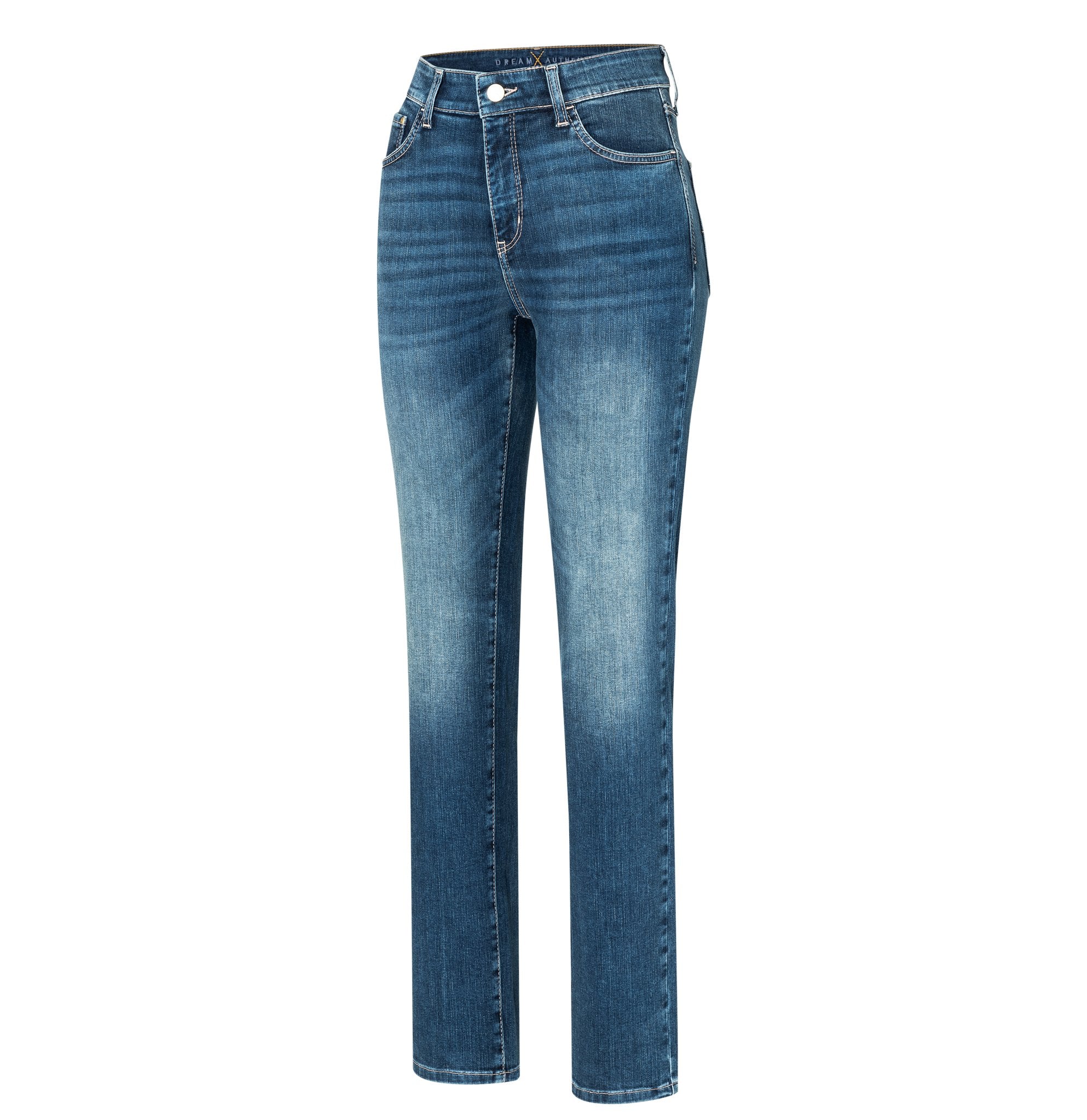 MAC Skinny Fit Medium Blue Basic Wash