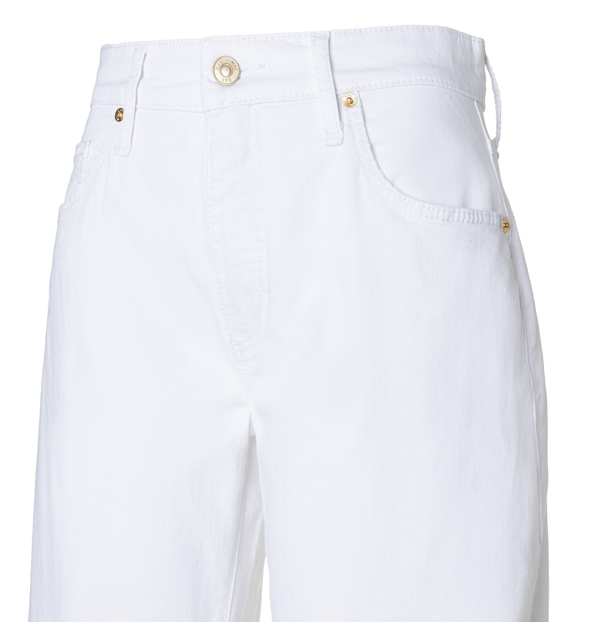 MAC O-Shape White Denim