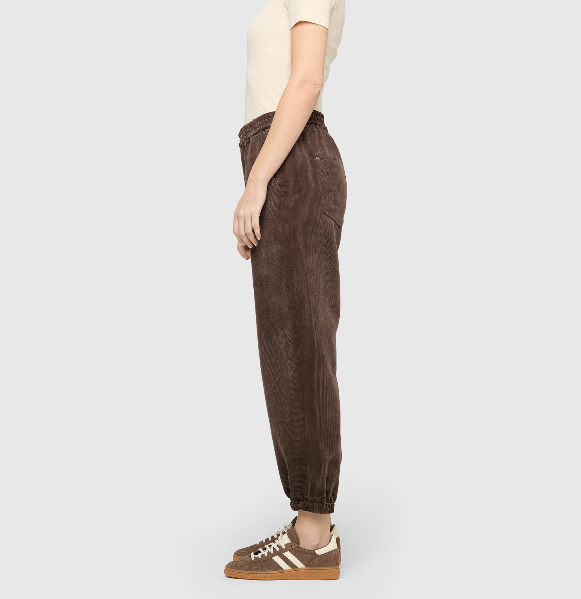 Hose TILDA in Velours-Optik