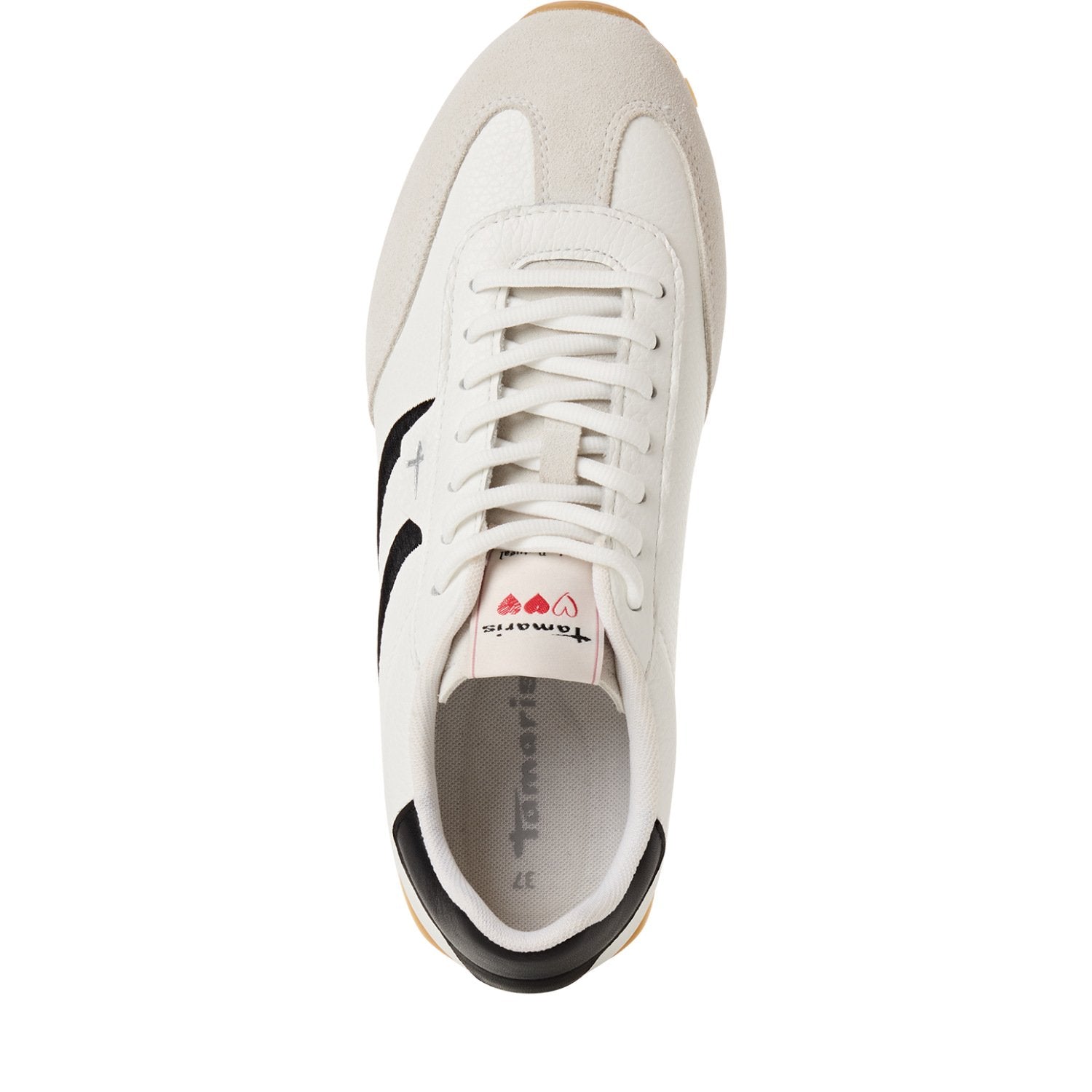 Tamaris Schuhe White/Black