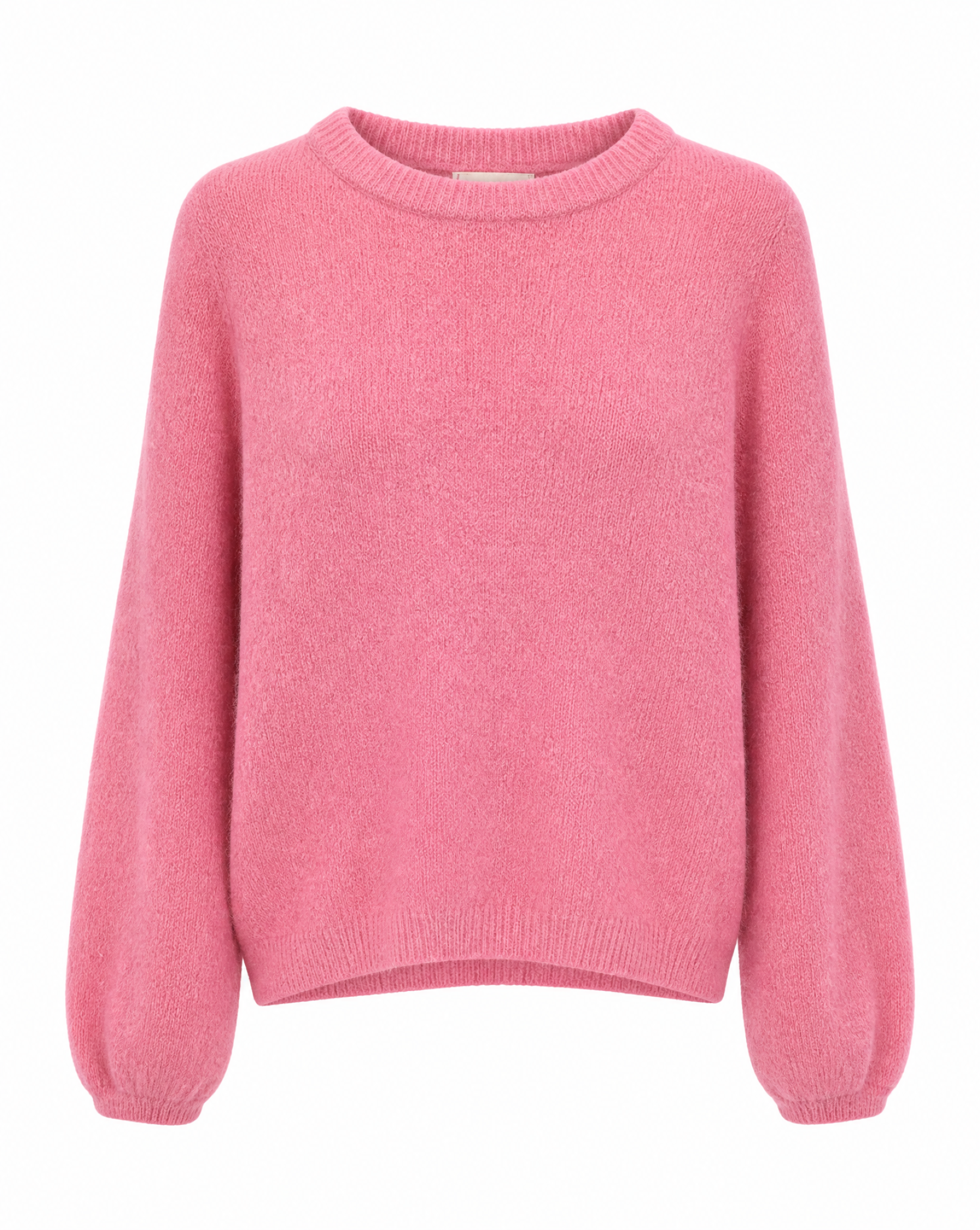Strickpullover mit Rundhalsausschnitt