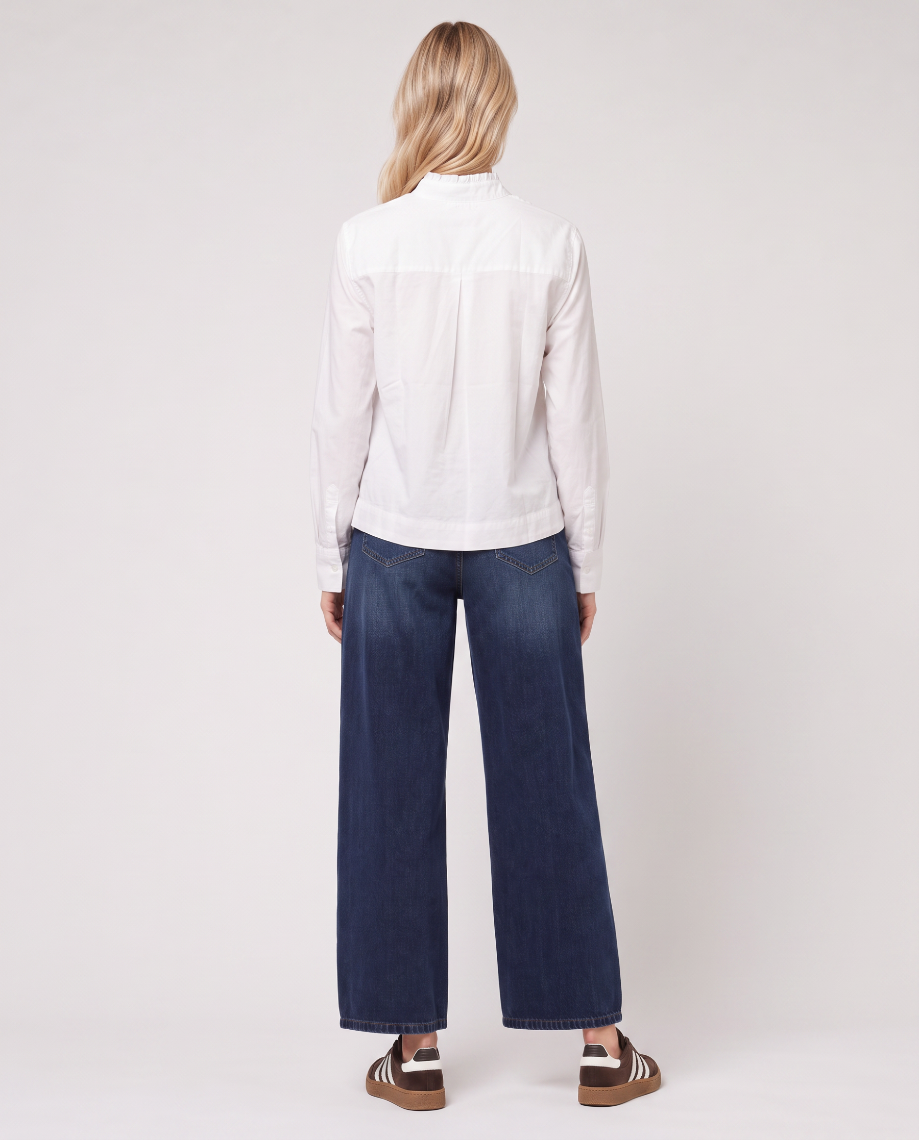 Bluse mit Raffung