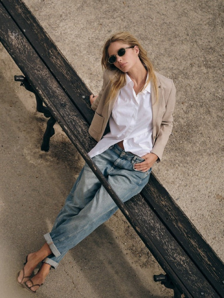 Mos Mosh Relaxed Fit Vintage Blue