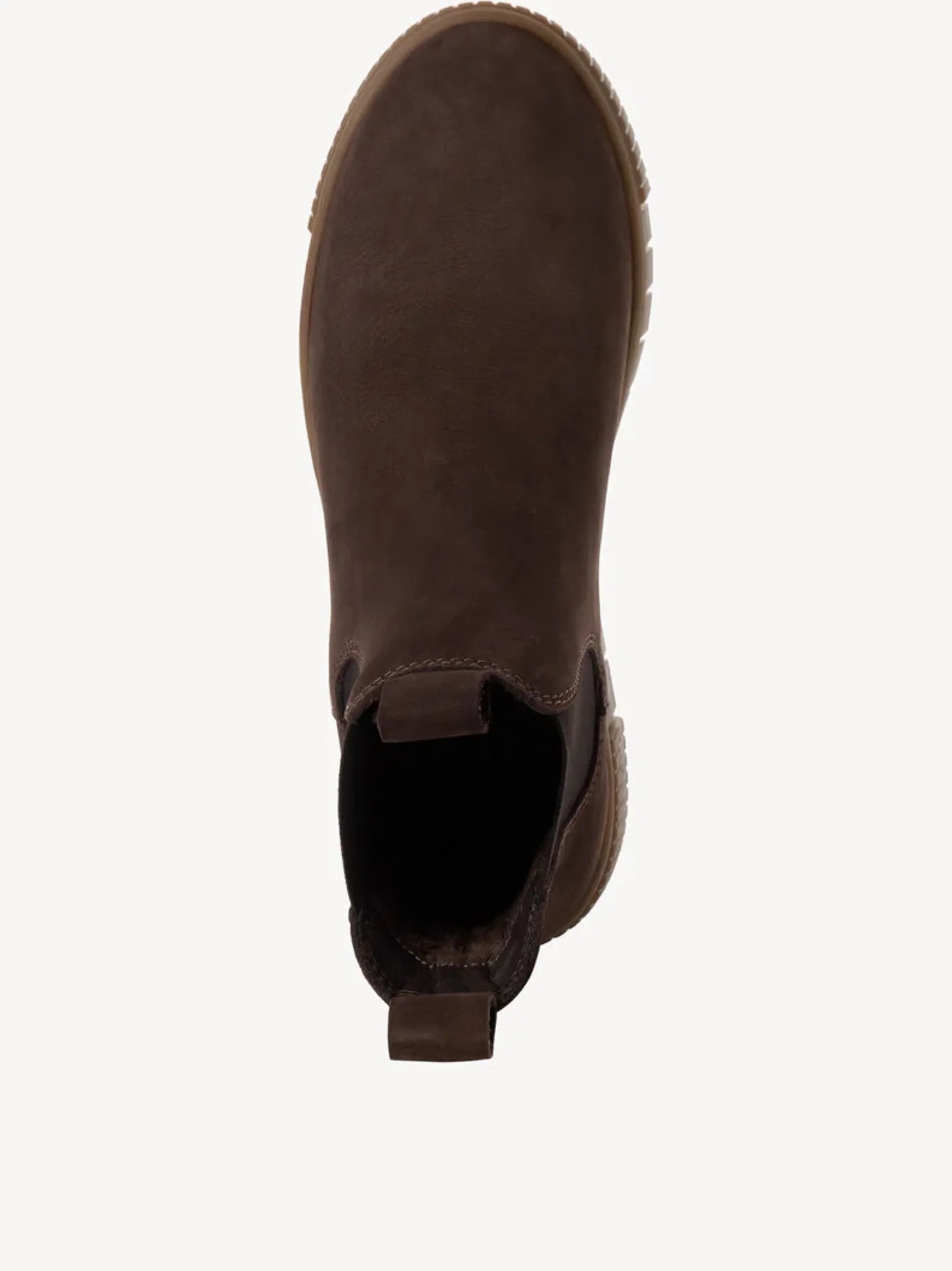 Boots aus Veloursleder