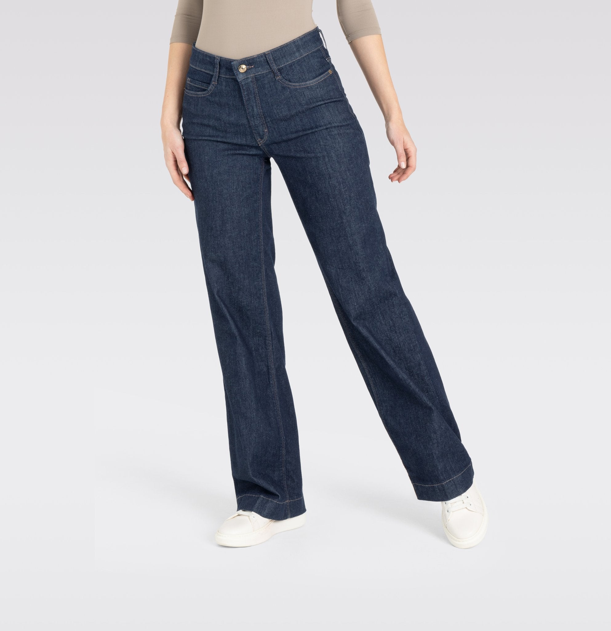 MAC Wide Leg Fashion Rinsed