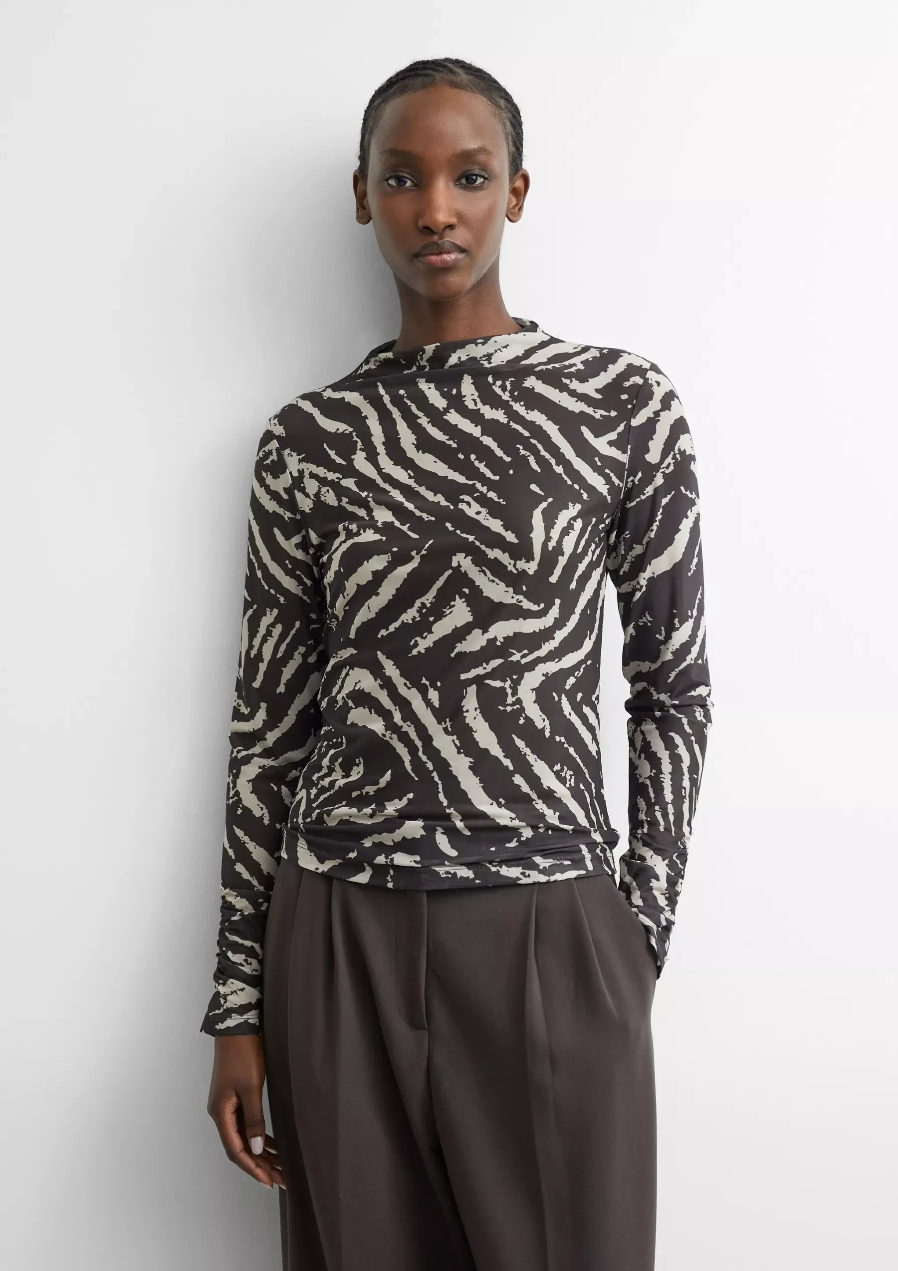 Longsleeve aus Mesh