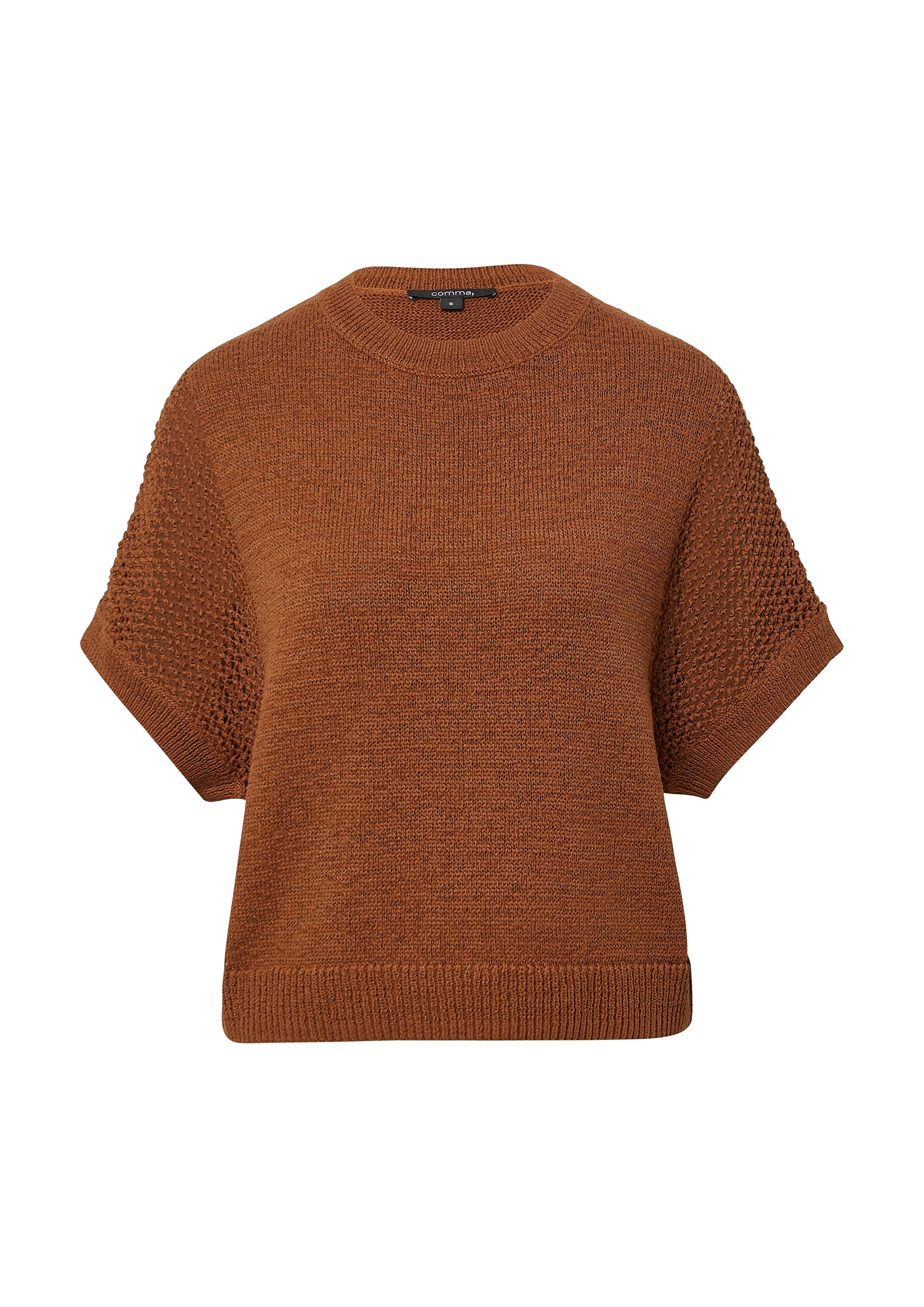 Comma Strickpullover Brown