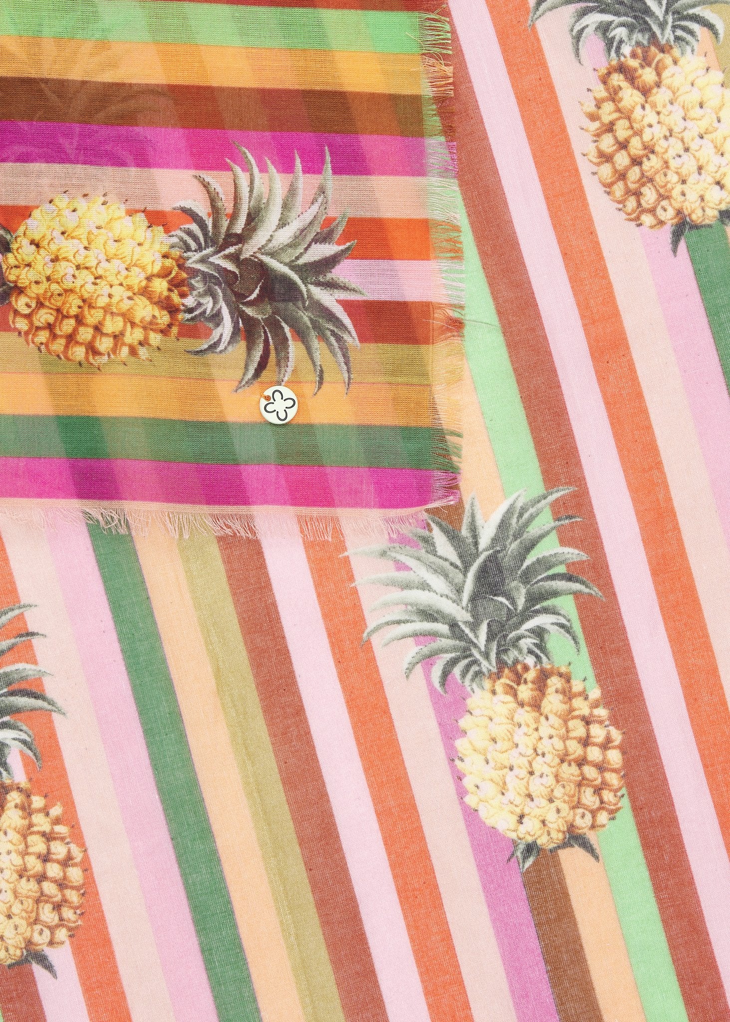Schal mit Ananas-Motiven
