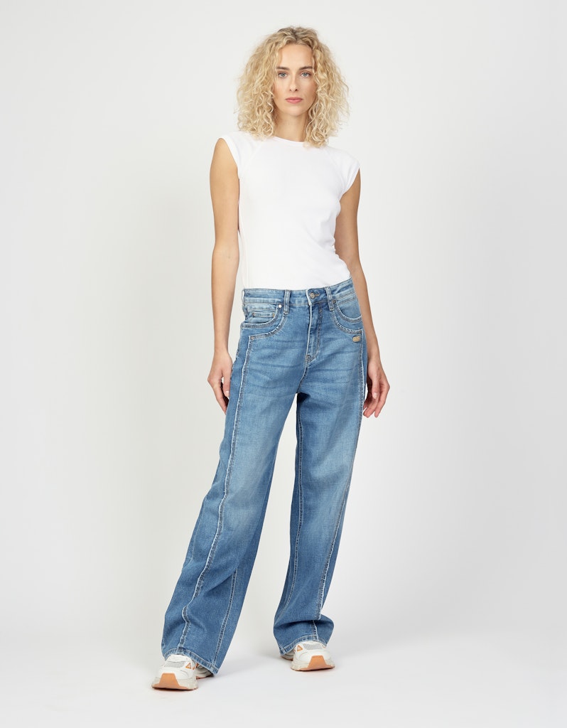 Gang Wide Leg Cool Vint Midblue