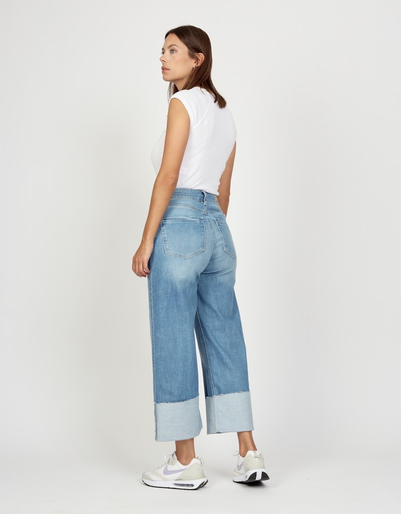 Gang Wide Leg Aged Light Blue