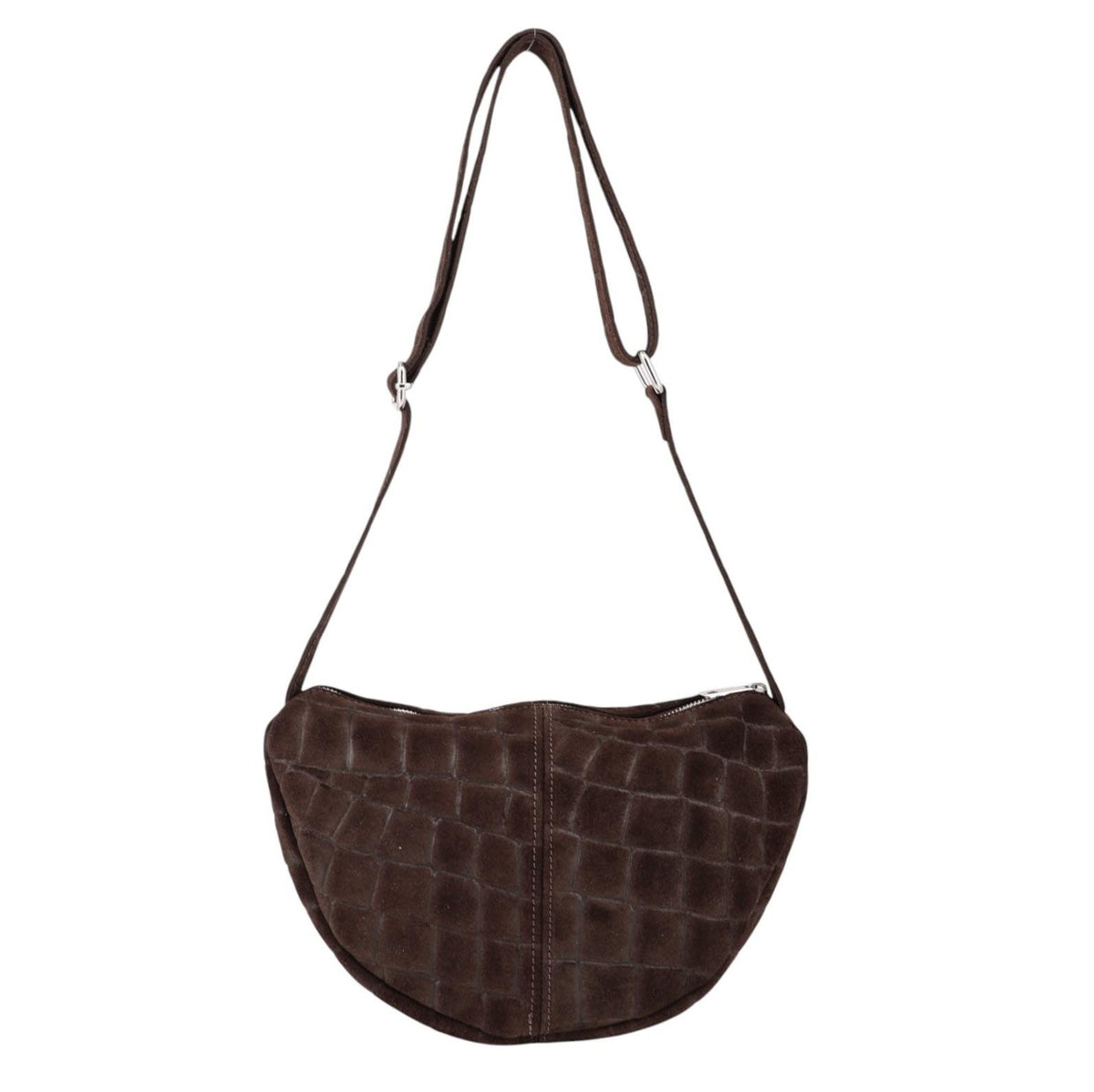 Ledertasche mit Krokoprägung