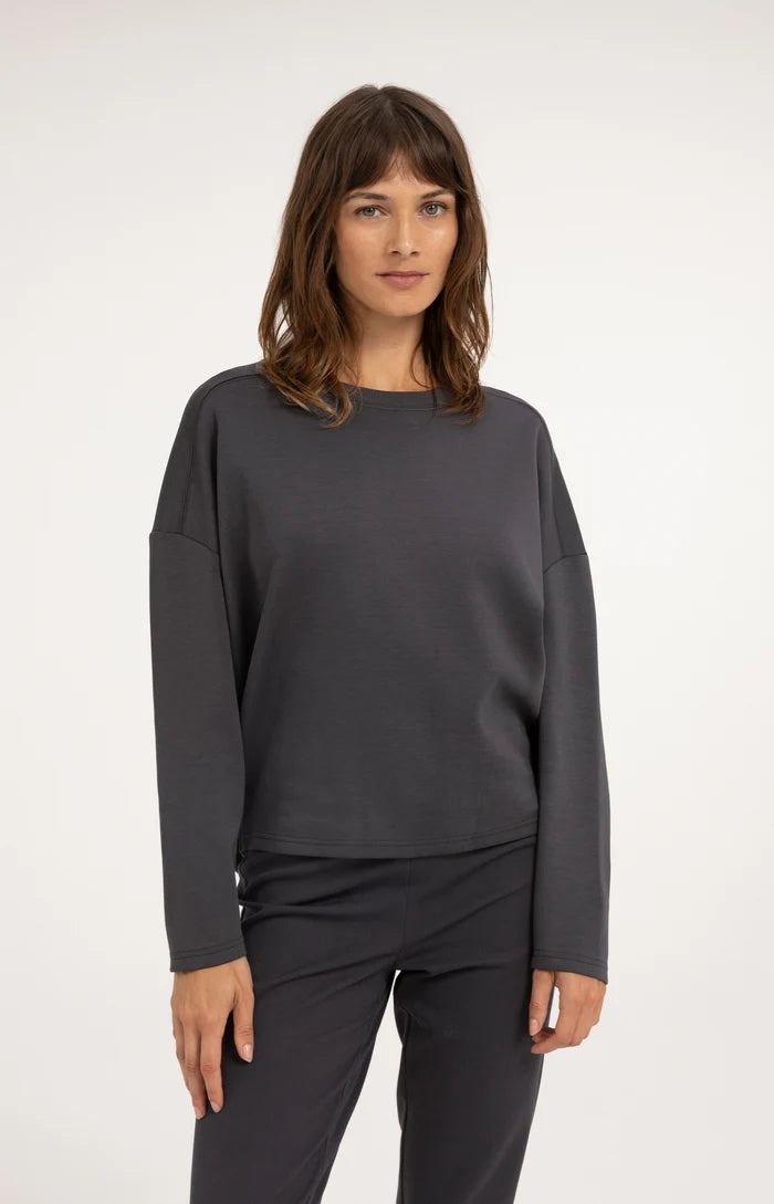 Sweatshirt mit Ballonsaum
