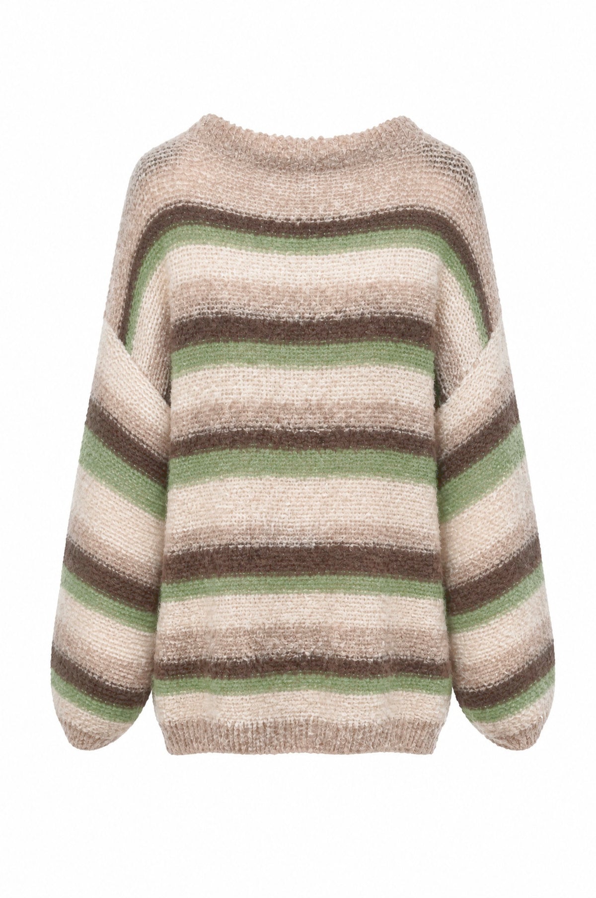 Strickpullover mit Streifen