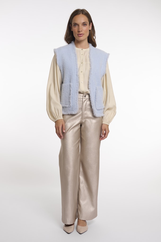 Rino&Pelle Strickwesten Light Blue
