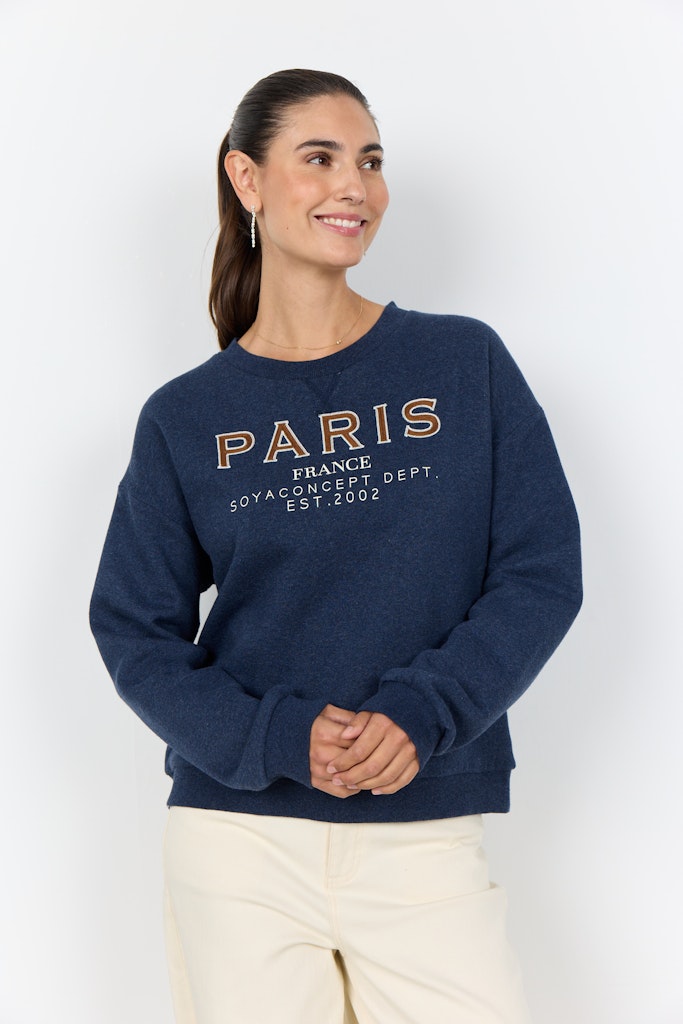 Soyaconcept Sweatshirts Navy Melange