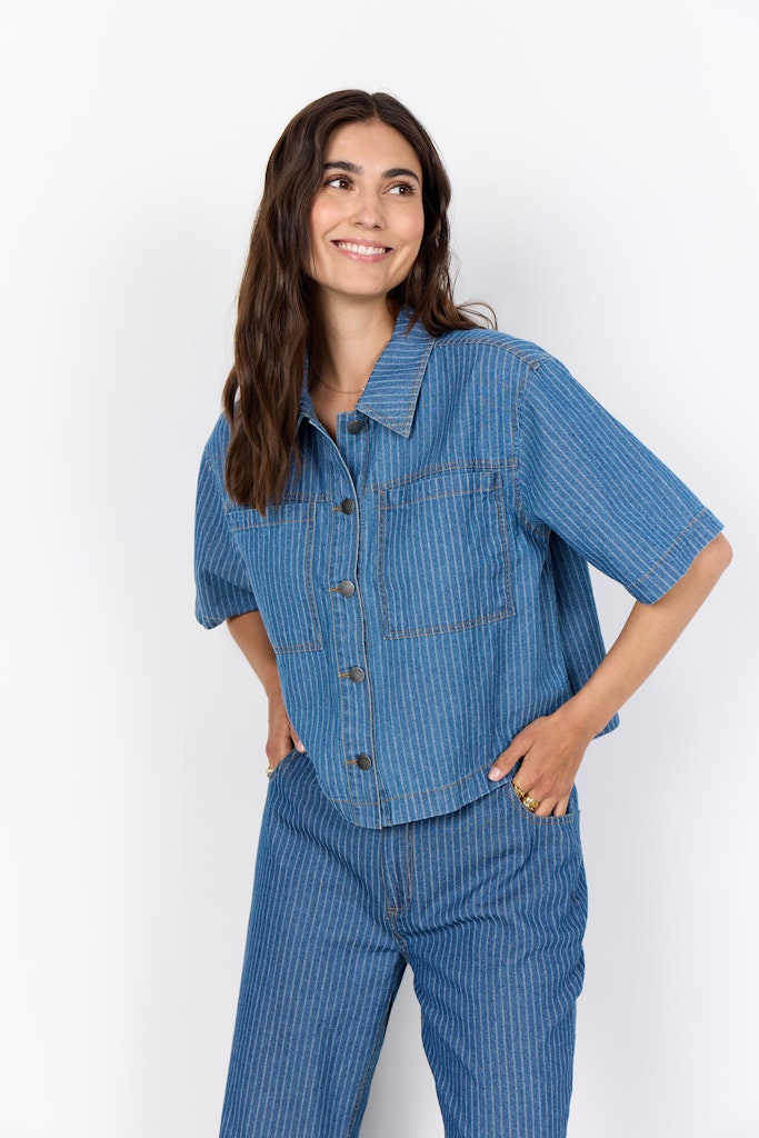 Soyaconcept Blusen Moonlight Blue Denim