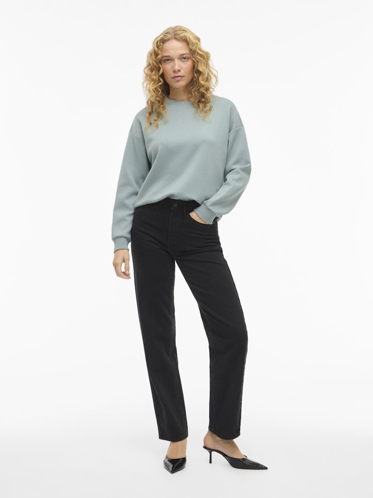VILA Sweatshirts Blue Surf