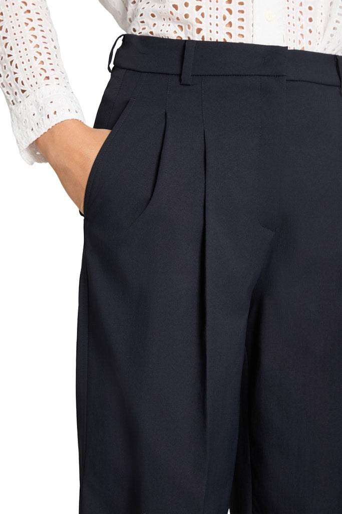 Cambio Business-Hosen Dark Navy