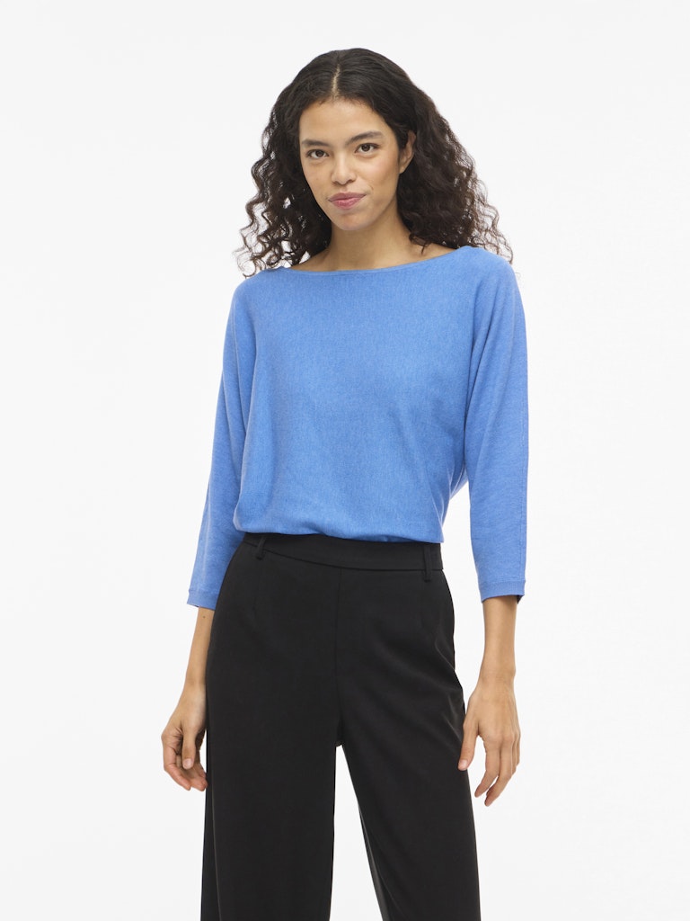 VILA Strickpullover All Aboard/Melange