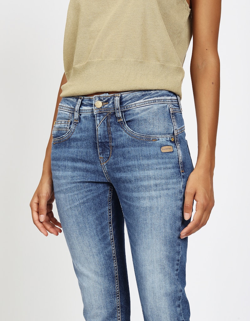 Gang Slim Fit Solid Midblue