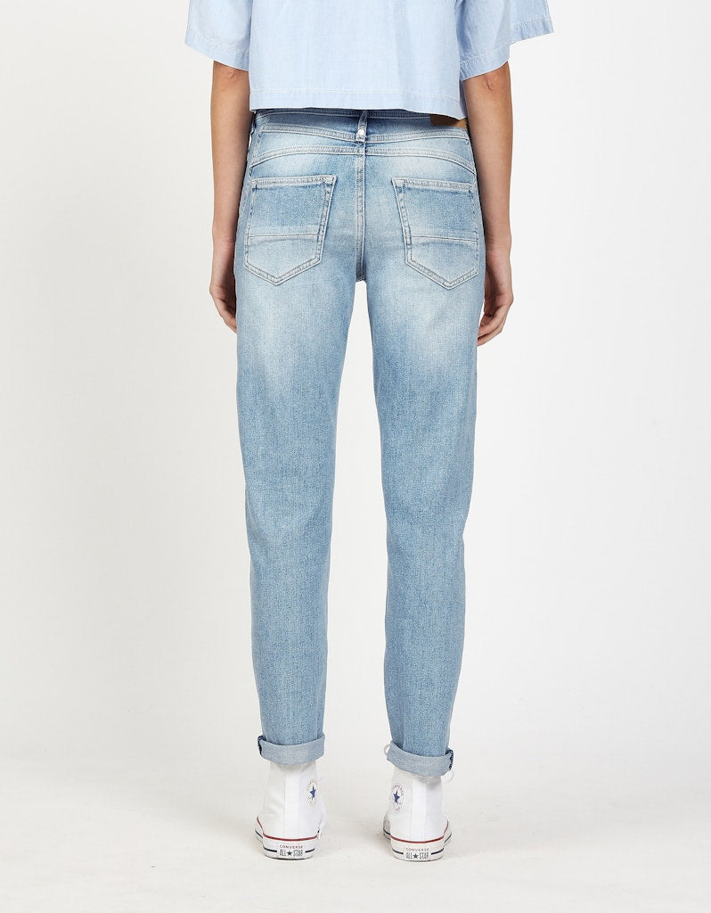 Gang Relaxed Fit Destroyed Soft Blue