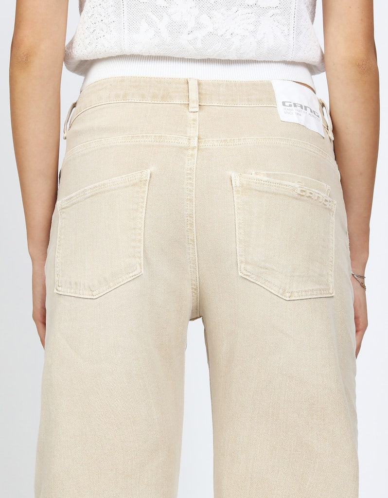 Gang O-Shape Beige Used Wash