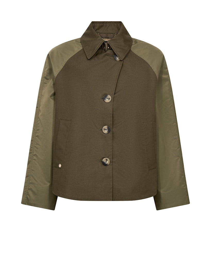 Mos Mosh Trenchcoats Olive Night